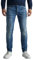 PME Legend Herren Jeans Commander 3.0 - Relaxed Fit - Blau - Fresh Mid Blue, Größe:32W / 36L, Farbvariante:Fresh Mid Blue PTR180-FMB