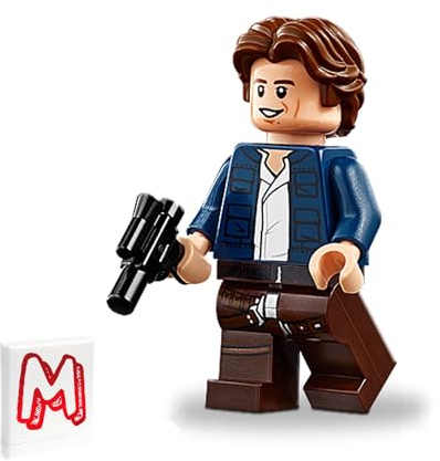 LEGO Star Wars Cloud City Minifigure - Han Solo with Holster Pattern (with Blaster) 75243
