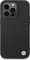BMW BMHCP14LSILBK hülle für iPhone 14 Pro 6,1 schwarz/Black Silicone Metal Logo