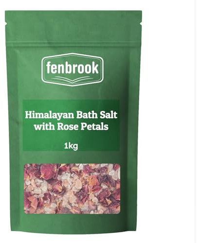 Himalayan Bath Salts with Rose Petals 1kg by Fenbrook