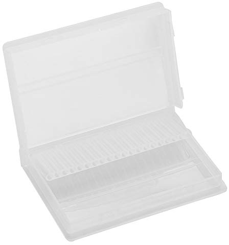 20 Slots Nagelbohrer-Koffer Box Transparente Nagelfeile Bit Case Halter Organizer Nagelwerkzeug Aufbewahrungsbox für Nagelwerkzeug Display Aufbewahrung Feste