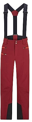 Ziener Herren TRONADOR Ski-Hose/Schnee-Hose | wasserdicht, Träger, PFC frei, red Cabin, 54