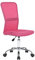 Mingone Bürostuhl Ergonomisch Schreibtischstuhl aus Mesh Höhenverstellbarer Drehstuhl 360° Drehbarer Computerstuhl mit Lendenwirbelstütze Belastbar bis 150kg, Rosa