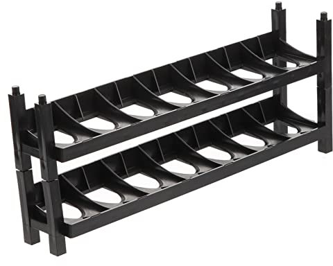 BESTonZON 2 Pièces Étagère De Rangement Support De Dencre Support De Tubes De Peinture à L'huile Organisateur De Vernis à Ongles Organisateur De Pinceaux Plastique De Peinture Un v