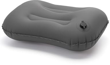 Houdian Camping Kissen Aufblasbar mit Ergonomisches Design, Reisekissen Luftkissen Strandkissen für Nackenstütze für Auto Strand Büro