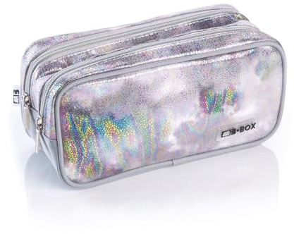 Favorit, Astuccio Porta trucco, 2 scomparti e cerniere, espandibile e versatile, formato 22 x 10 x 10cm