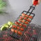 ARMYJY Hot Dogs Grillkorb, Edelstahl Wurstgestell BBQ Grillkorb Grill Mesh Clip Halter für Outdoor Grillwerkzeuge