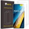 WFTE [2-Pack Protector de Pantalla para Xiaomi Poco X6 5G,9H Dureza,Huellas Dactilares Libre,Sin Burbujas,Cristal Templado Protector de Pantalla Xiaomi Poco X6 5G