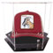 WLSANX Transparente Sechseckige Acryl-Hut-Vitrine, Hut-Display für Baseball, Fußballkappe, Präsentationsständer, perfekt für Baseball, Fußball oder Snapback-Kappen, 24 x 22 x 20 cm