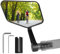 Homieway Fahrradspiegel, Echtglas HD Fahrrad Rückspiegel,Konvexer Fahrradspiegel für E-Bike,360° Drehbar Bar End Fahrradlenkerspiegel,Universal Fahrrad Spiegel für Lenker Links (15-23mm)