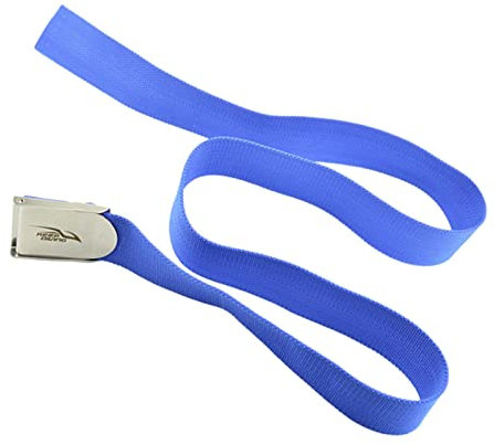 Harilla Bleigürtel zum Tauchen, Gurtband-Gewichtsgürtel, leicht, Unterstützung, Schnorchelgurt, Tauchgürtel zum Schnorcheln, Enthusiasten, Blau