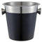 Buckingham Stainless Steel Champagne/Wine Bottle Bucket 4.8 L / 21.5 cm (Black Finish)