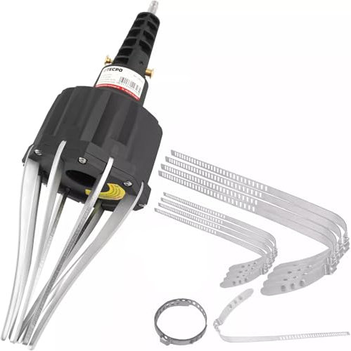 TECPO Achsmanschetten Druckluft Spreizer | 12-TLG. | Klemmschellen Faltenbag | 20-110mm