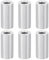 PATIKIL 12 Stück M3 Aluminium-Abstandshalter, M3 Metall-Abstandshalter Aluminium 3mm ID x 5mm OD x 10mm L Gewinde-Abstandshalter Schraubenständer Rund Drohnen Motherboard, Silber