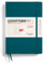 LEUCHTTURM1917 370742 Wochenkalender & Notizbuch 2025, Medium A5 Hardcover - 12-Monats-Planer, liniert - Pacific Green, Englisch