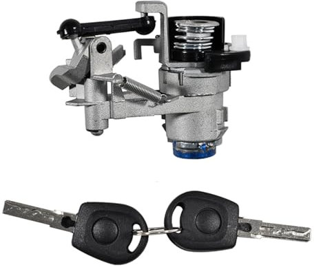 YUCKMZ Hakklappe Schließzylinder Kofferraumschloss mit 2 Schlüssel Kompatibel mit Golf Lupo T5 Arosa Galaxy MK1 MK2 1J6827297G