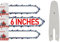 FuGuiB 6 Pollici Catena Motosega Confezione Da 3 E 1 Barra Della Motosega,1/4LP 1,1 mm 36 maglie 15 cm Catene Per Motosega,Catena Di Ricambio Per Minisega, Compatibile con Scheppach CBS260-20 Li