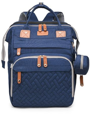 haltungshelfer BabyBliss Pro Wickeltasche Mit Wickelstation Multifunktionaler Wickelrucksack - Lässige Reisetasche für Windeln mit großer Kapazität