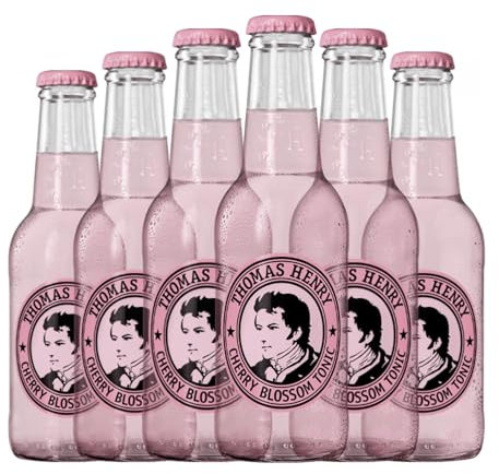 Getränke und Mixer Thomas Henry Tonic Pink Kleine Flasche 20 cl (Karton mit 6 Kleine Flasche von 20 cl)
