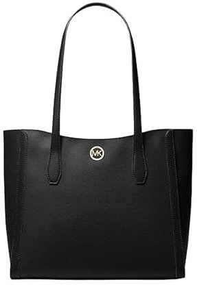Michael Kors Leida Große Tragetasche, Schwarz, Large
