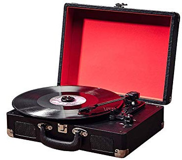 CNBYDK Tourne-Disque avec Haut-parleurs Tourne-Disque Vinyle Platines sans Fil pour disques vinyles Tourne-Disque Portable Tourne-Disque Vintage