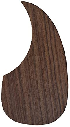 Vintage Holz Akustische Gitarre Pickguard Aufkleber - Ihre Gitarre vor Kratzern - Universal Selbstklebende Schutzplatte für Akustik- oder Folk-Gitarren - Rosenholz - Rechter Wassertropfen