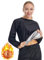 Weyot Tuta Sauna Dimagrante Donna, Maglietta di Sudorazione Manica Lunga, Maglia Sauna Donna ​Top Tuta per Sudare Palestra Fitness Yoga Corsa Sauna Suit Body Shaper,M,Black