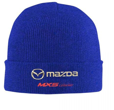 WXTYHEO Autos Baseballkappen mit Abzeichen, für Mazda verstellbare Mütze mit gebogenem Visier,OneSize-C