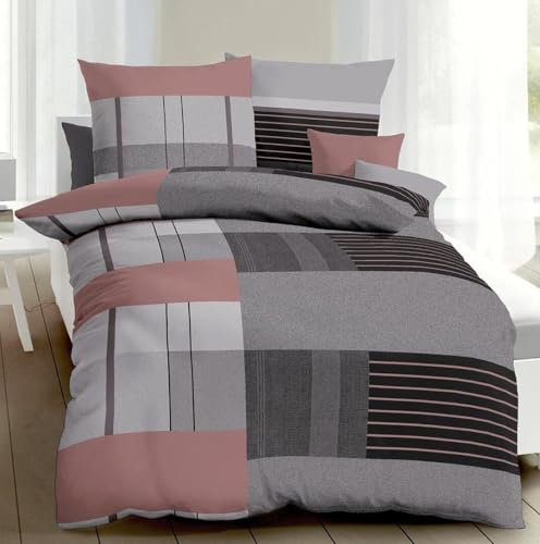 *** Kaeppel Biber Bettwäsche 155x220 80x80 mit Reißverschluss (Straight) ***