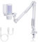FEELWORLD VM1 White Gaming PC USB Microphone Condenser Mic with Noise Cancellation Mute RGB Light, Computer Accessories for Gamer YouTube Twitch Podcast Streaming Recording Online Chat PS4 PS5