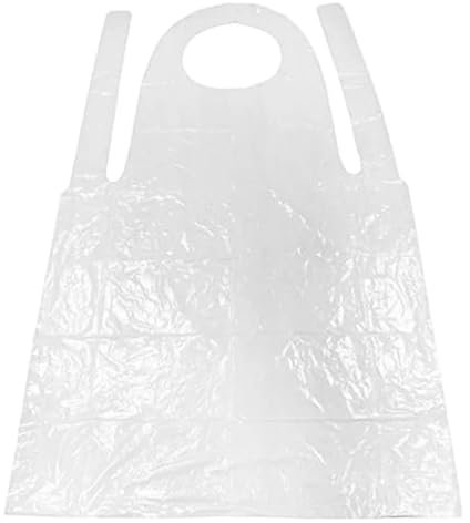 LYZYX 10 pcs disposable apron transparent cleaning apron waterproof anti-fouling and oil-proof kitchen apron household housework cooking apron plastic apron waist