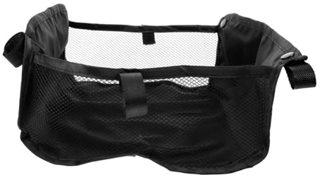 Garneck Kinderwagen Einkaufskorb - Universeller Netzkorb Für Den Unteren Bereich Des Kinderwagens Mit Praktischen Knöpfen Zur Sicheren Aufbewahrung Von Babyprodukten Und Einkäufen