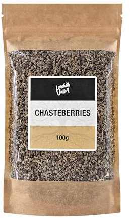 Lowhill Valley Chasteberries – 100% Pure Vitex Agnus-Castus Herbal Infusion For Women's Balance - Monk's Pepper Whole Berries – Responsibly Sourced, Hand-Packed – 100g