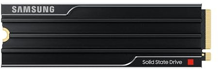 Samsung Memory MZ-VAP2T0CW 9100 PRO 2TB Internal SSD with Heat Sink, PCIe 5.0 x4, NVMe 2.0, SSD Designed for Pros & Gamers, Compatible with PC & Playstation 5, 5 Year Limited Warranty (UK Version)
