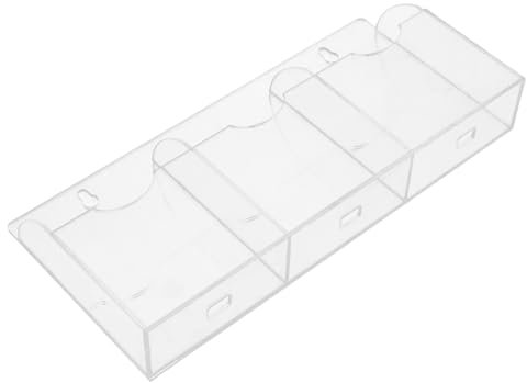 NUOBESTY Supporto da Parete Salvaspazio per Cellulare e Telecomando in Acrilico Design Moderno 3 Scomparti per Casa e Ufficio