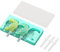 Stampi per ghiaccioli ， Stampo for dolci e gelato, in silicone alimentare, for cuocere biscotti, facile for bambini e principianti.(Cyan)