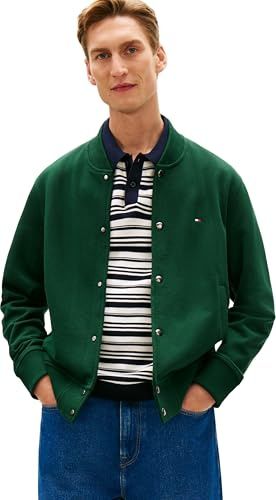 Tommy Hilfiger Herren Essential Terry Bomber Jacket Mw0mw42470 Andere Sweatshirts