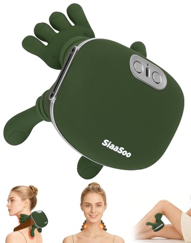 Siaasoo Nackenmassagegerät, bionisches beheiztes Massagegerät und Siaasoo Palmenmassagegerät, Kerntechnologie, tragbare Nackenmassage, N7 Master Hand-Serie für tiefe Gewebeschmerzlinderung in Nacken