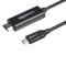 Amazon Basics Câble adaptateur USB-C vers HDMI (compatible Thunderbolt 3) 4K @30 Hz - 0.3 m, noir