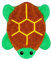 Bio Waschlappen Landschildkröte