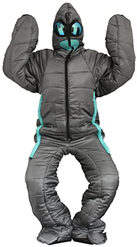FZYE Humanoider Schlafsack für Erwachsene und Jugendliche - Kaltes Wetter (3-4 Jahreszeiten) Verdickter Rucksack Camping Tragbarer Schlafsack mit Armen und Beinen Ultraleichter Warmer S