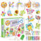 CAYUDEN 5D Diamond Painting Anhänger Set, 15 Stück DIY Diamond Schlüsselanhänger Ornamente 5D Tier Diamant Schlüsselanhänger Karikatur Gem Anhänger Schlüsselanhänger für Kinder 8-12 Jahren Mädchen