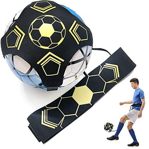 iTYOOS Fußball Kick Trainer - Hands-Free Solo Training für 3-4-5 Fußbälle