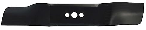 vhbw Lama di ricambio compatibile con McCulloch M40S, M40-125, M4040S, M3540P, M3540PD, M40-110 tagliaerba - nero, in acciaio 40MnB