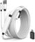 Tiergrade 2 in 1 Link Cable Compatible with Oculus/Meta Quest 2 with Separate USB-C Charging Function for VR Headset, 5 Meters USB 3.0 to Type C Accessories for Steam VR/Gaming PC