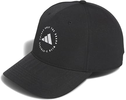 adidas Golf Performance Hat Tapa, Negro, Talla única para Hombre
