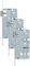 ABUS Tür-Einsteckschloss ES Universal S mit Buntbartschlüssel silber 58394 (Packung mit 3)