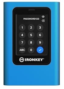 Kingston IronKey Vault Privacy 80 - External SSD - FIPS 197 Certified & XTS-AES 256-bit Encrypted - Up to 230MB/s read, 250MB/s write - IKVP80ES/7680G