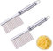 XINGMANHUILAN 2 Pcs Potato Chipper Wave Wave Knife Potato Crinkle Cutter Stainless Steel Blade Vegetable Salad Chopping Tool for Home Store Kitchen