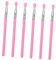 Gogogmee Lippenstiftpinsel Einziehbares Set 6-teilig Silikon-make-up-lippenpinsel Zum Auftragen Von Kosmetikmasken